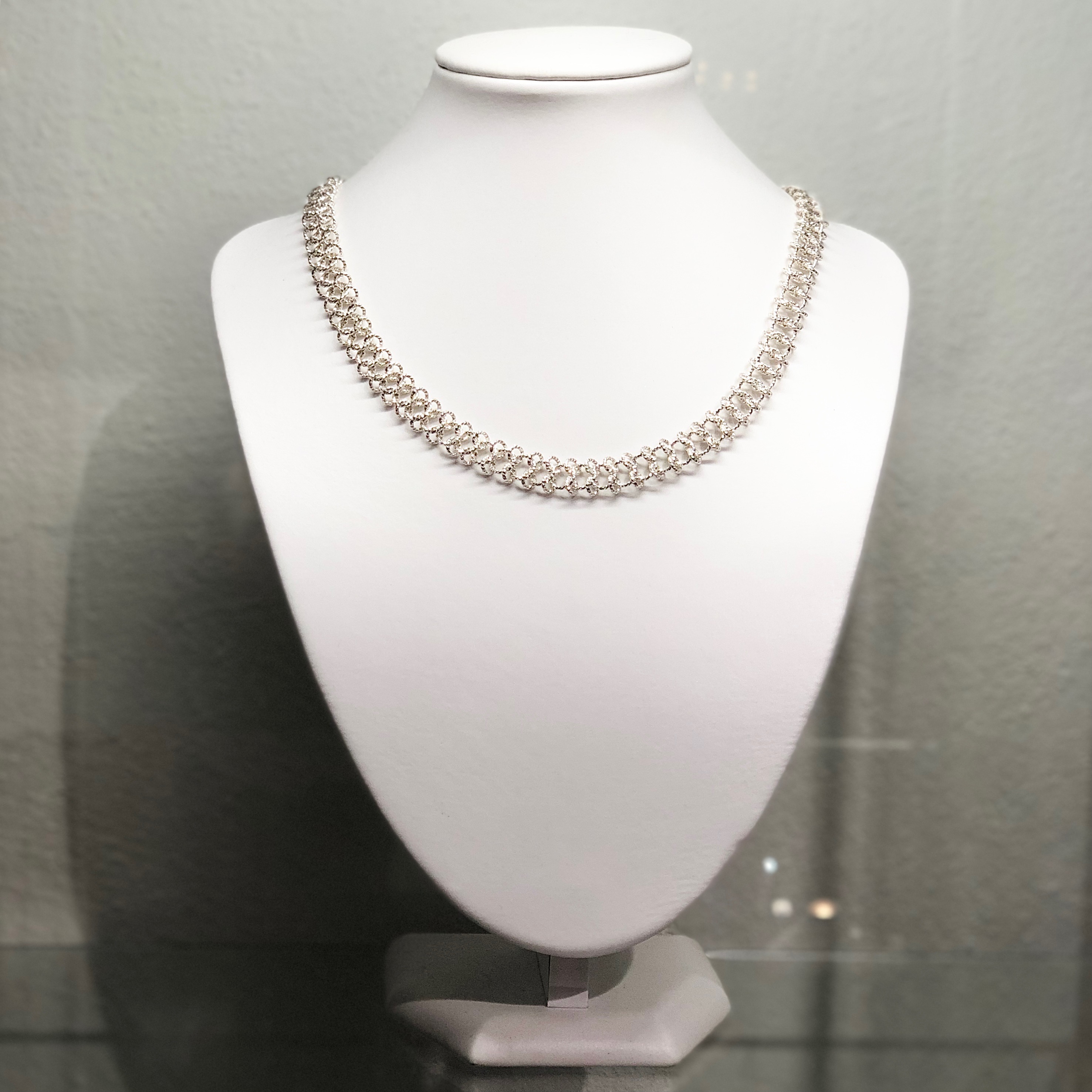 Halsband Collier Diamantslipat 